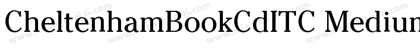 CheltenhamBookCdITC Medium字体转换